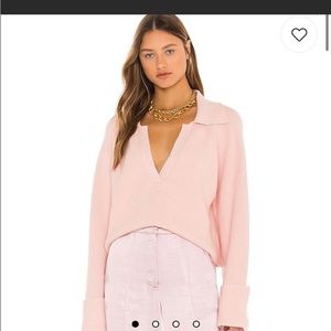 Revolve L'Academie Harvey Pullover in Blush Pink